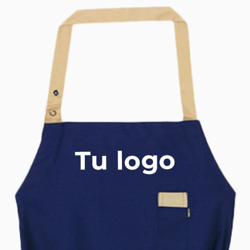 delantal cocina personalizado azul