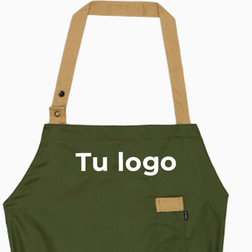 delantal cocina personalizado verde